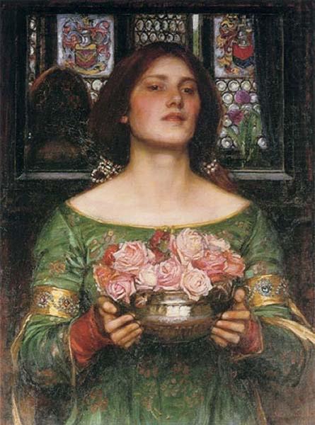 John William Waterhouse Gather Ye Rosebuds While Ye May... china oil painting image